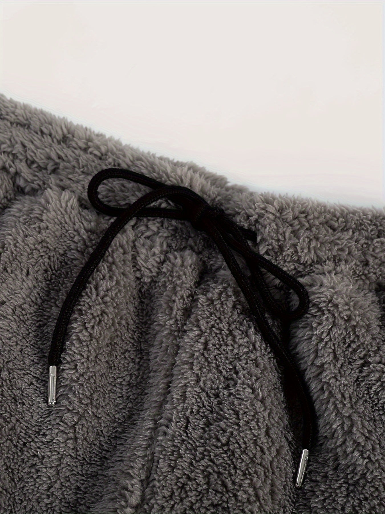 Abbigliamento per il tempo libero in pile - Comodo set di due pezzi composto da felpa con cappuccio e pantaloni della tuta-Modasso
