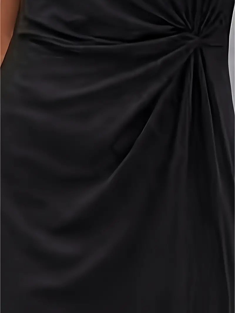 Abito | Manica corta | Lunghezza al ginocchio | Abito elegante | Abito midi-Modasso