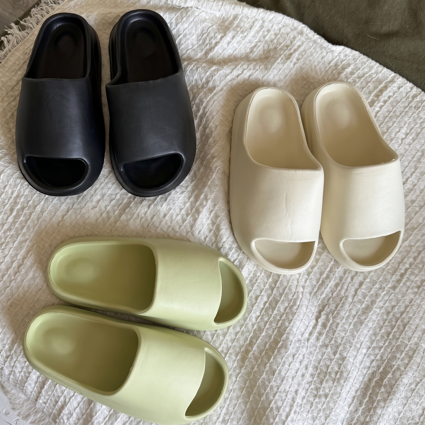 Ciabatte Slide in Gomma, Sandali Chunky da Donna-Modaso