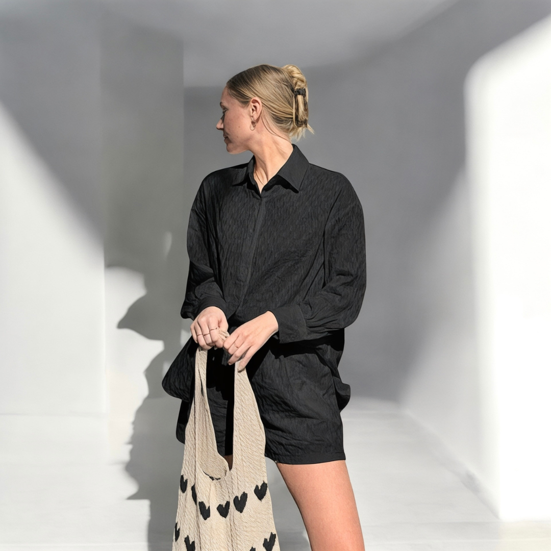 Completo da Spiaggia Due Pezzi da Donna, Maglia e Shorts-Modaso