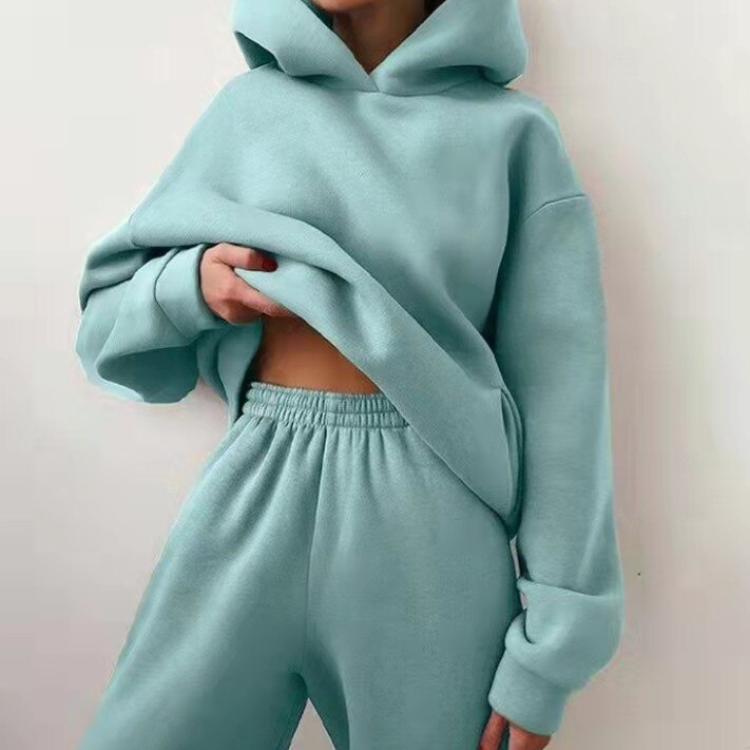 Josephine Tuta da allenamento, Set casual a 2 pezzi con felpa e pantaloni della tuta per donna-Modaso