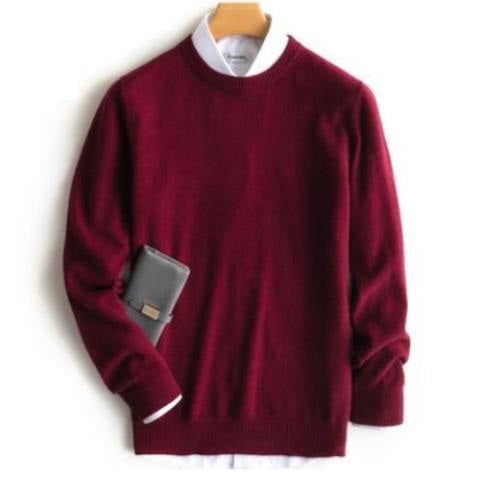 Maglione da Uomo in Cashmere, Caldo, Lavorato a Maglia-Modaso