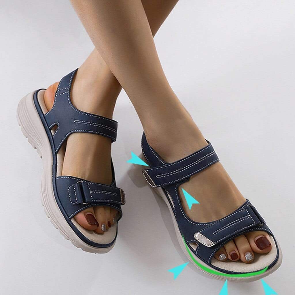 Sandali con velcro | Ergonomici | Da passeggio | Sandali sportivi | Sandali ortopedici da donna-Modasso