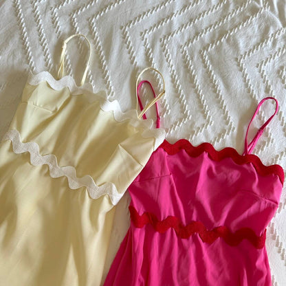 Abito Lungo Estivo da Donna, Senza Maniche-Modaso