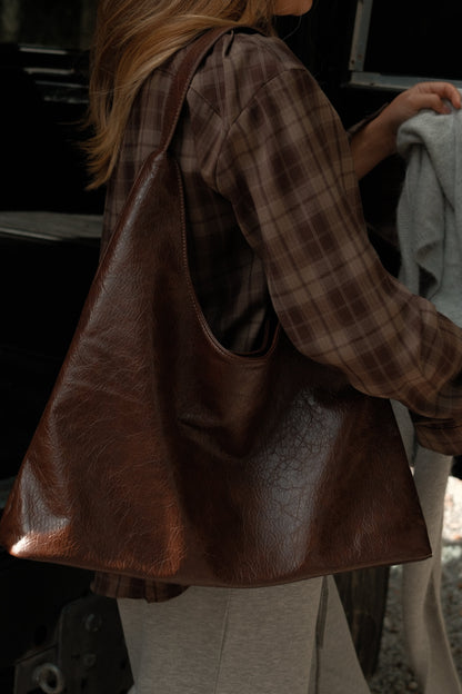 BORSA A SPALLA HOBO DA DONNA IN ECOPELLE-Modaso