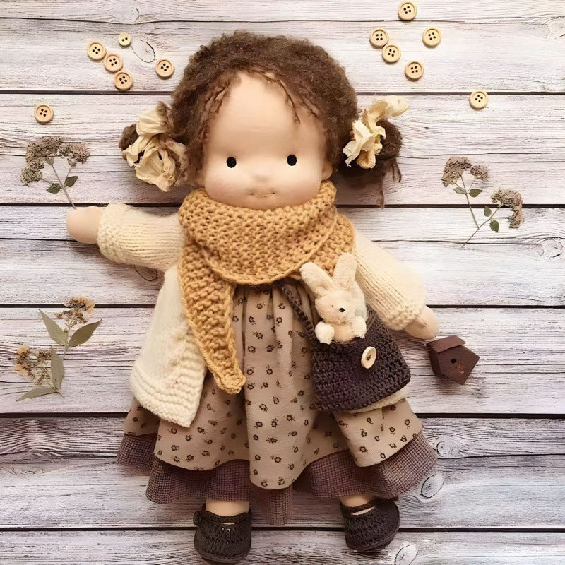 Bambola per il gioco libero, Fatta a mano, Gioco di fantasia, Bambole, Giocattolo pedagogia Waldorf-Bambola di Dianne-Modaso