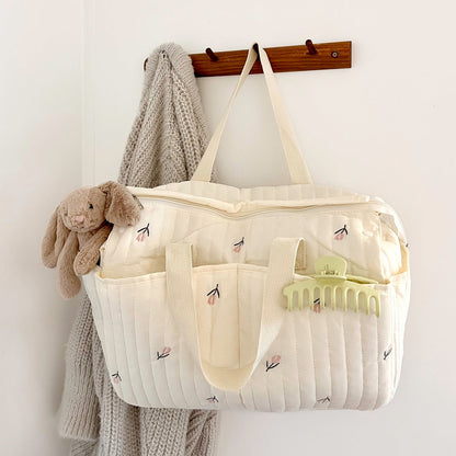 Borsa Fasciatoio da Passeggino Trapuntata-Tulipano-Modaso