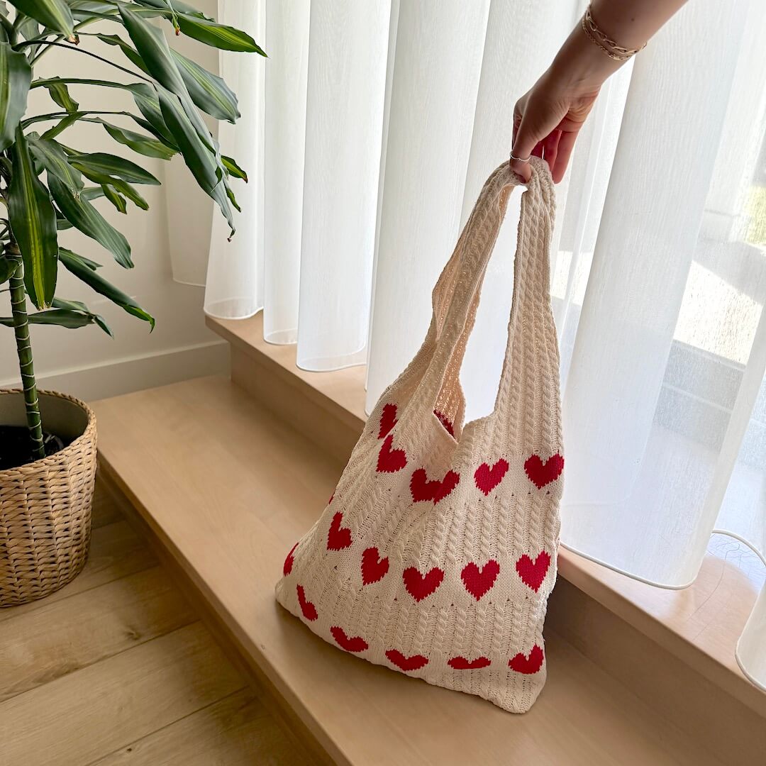 Borsa Hobo all'Uncinetto, Borsa Shopper Estiva da Donna-Modaso