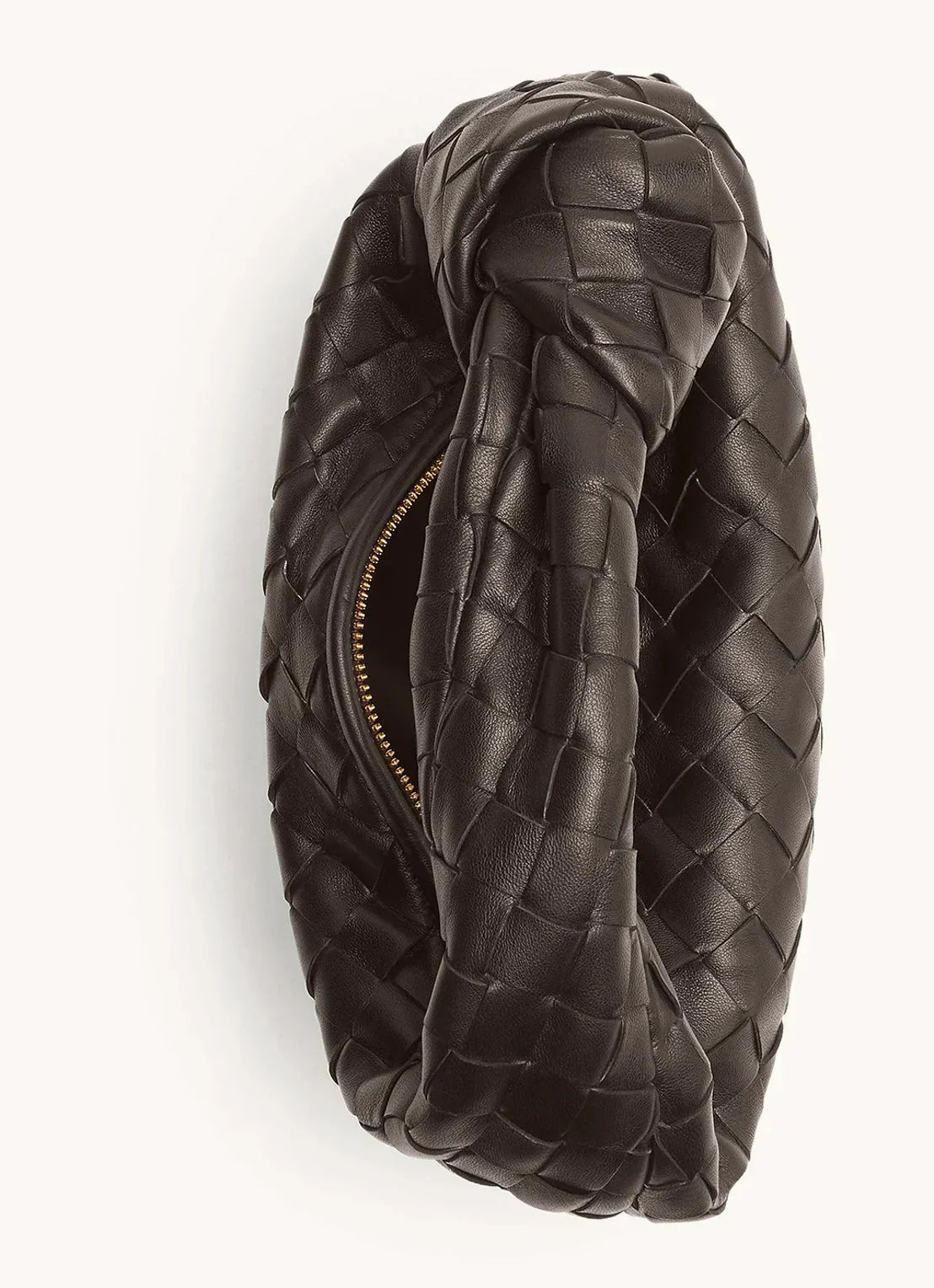 Borsa Intrecciata, Piccola, con Zip, Borsa con Nodo-Modaso