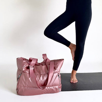 Borsa Yoga Puffer da Palestra con Porta Tappetino-Modaso