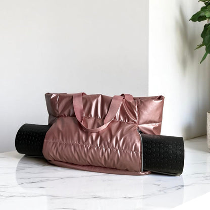 Borsa Yoga Puffer da Palestra con Porta Tappetino-Modaso