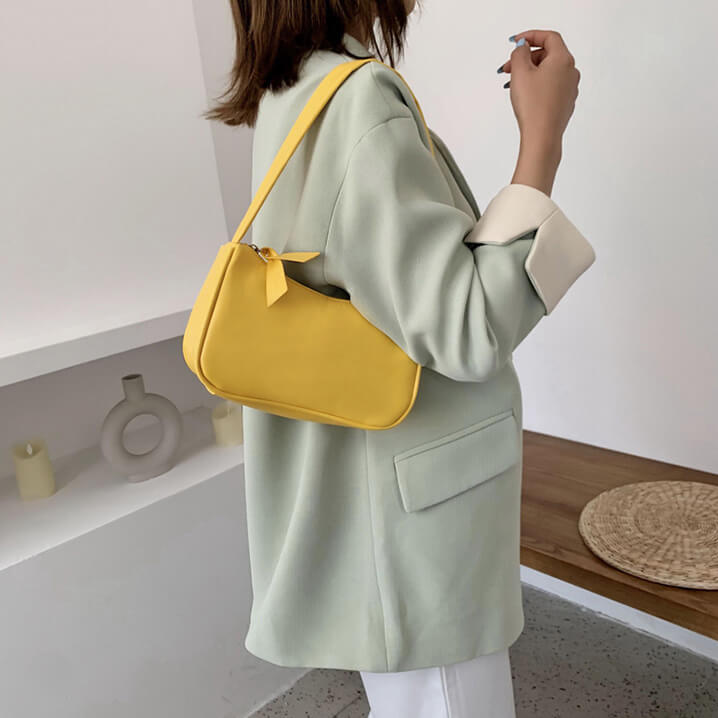 Borsa a Spalla Retro da Donna in Ecopelle-Modaso