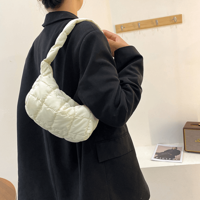 Borsa a Spalla Trapuntata Imbottita da Donna-Modaso