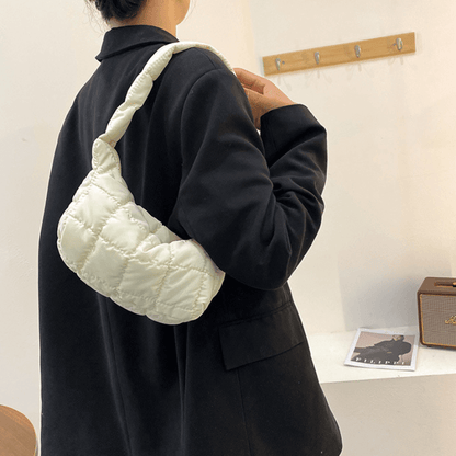 Borsa a Spalla Trapuntata Imbottita da Donna-Modaso