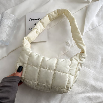 Borsa a Spalla Trapuntata Imbottita da Donna-Modaso
