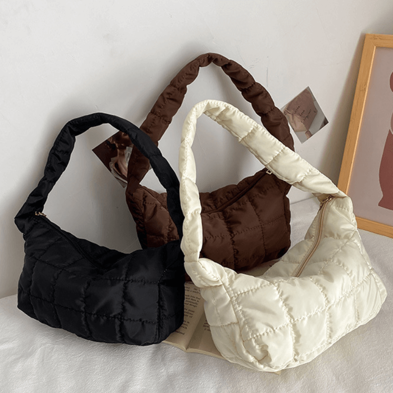 Borsa a Spalla Trapuntata Imbottita da Donna-Modaso