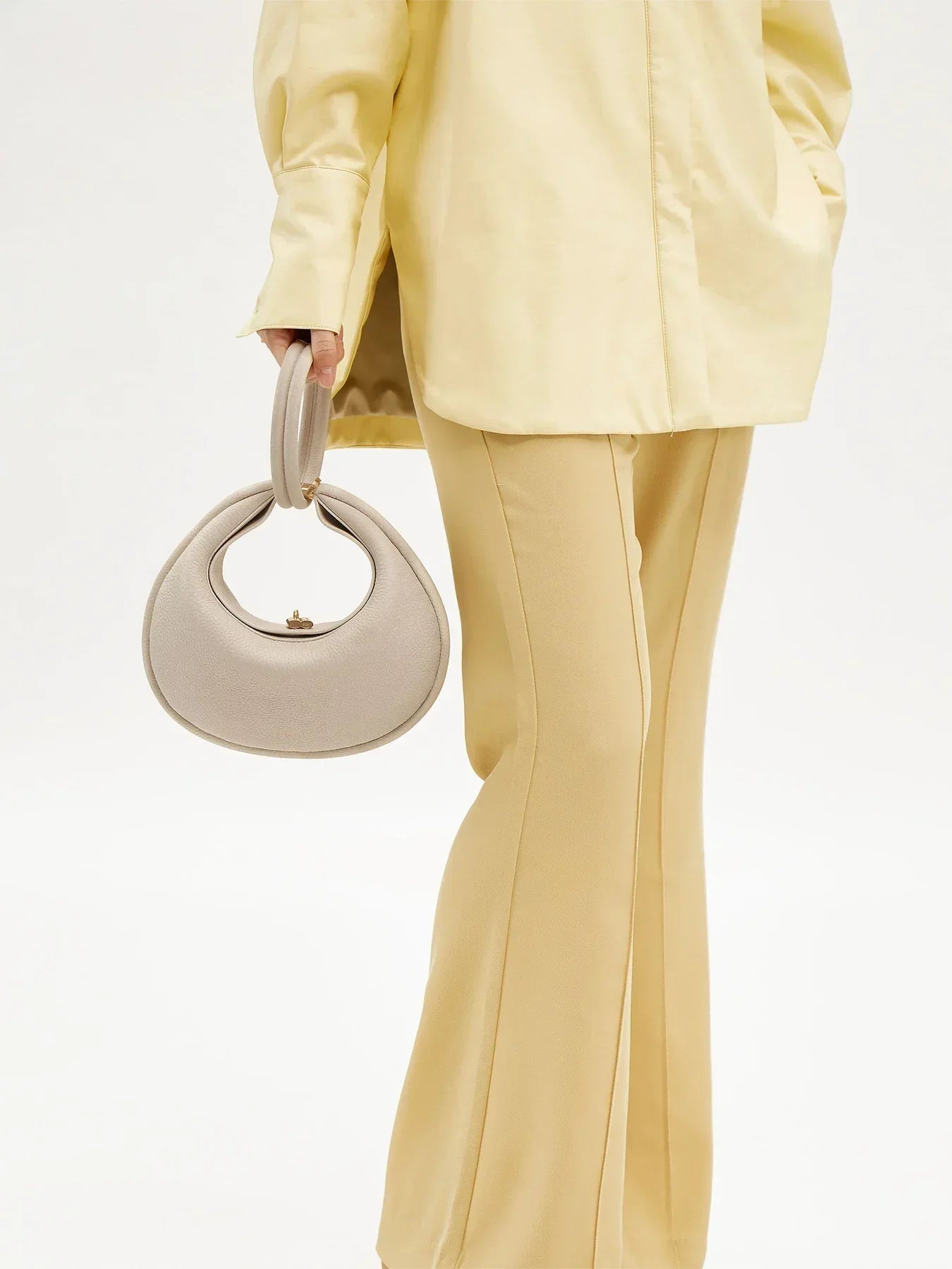 Borsa a tracolla - Piccola - Moda - Borsa in pelle - Borsetta-Bianco-Modasso