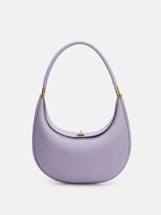 Borsa a tracolla - Piccola - Moda - Borsa in pelle - Borsetta-Viola-Modasso