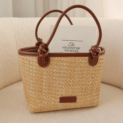Borsa di Paglia, Borsa Intrecciata da Donna, Borsa Estiva-Modaso