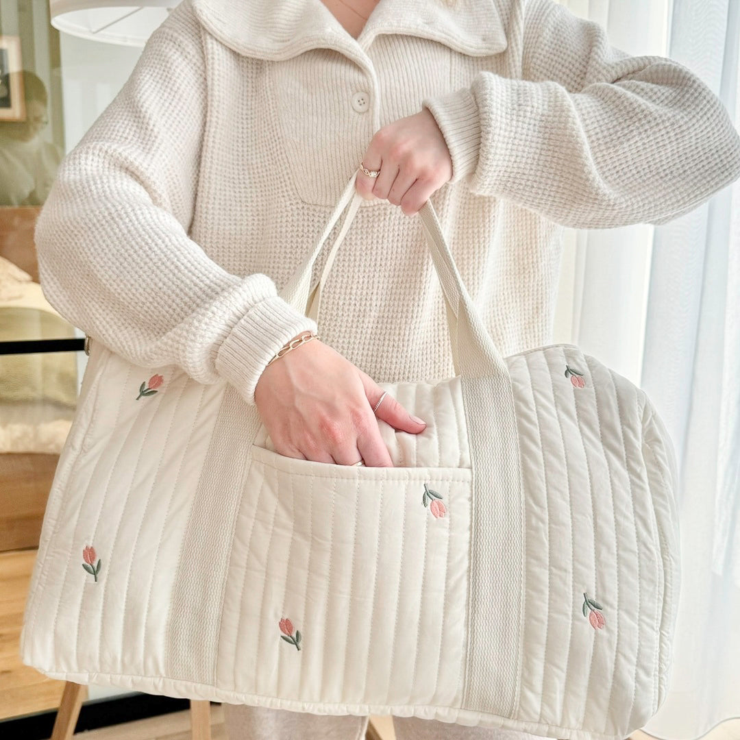 Borsone per Mamme, Borsa Fasciatoio con Stampa Orsetto-Modaso