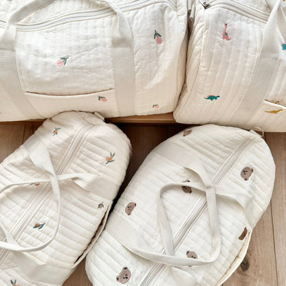 Borsone per Mamme, Borsa Fasciatoio con Stampa Orsetto-Modaso