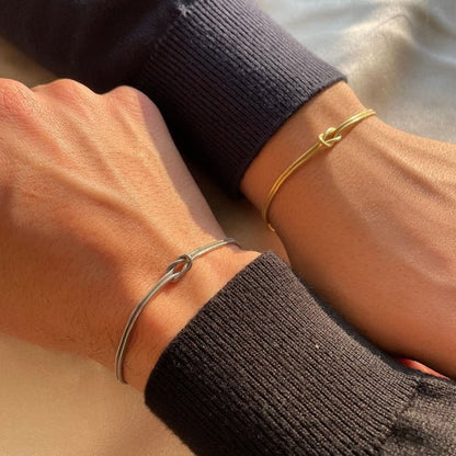Bracciale con Nodo, Sottile, Minimalista, da Donna-Modaso