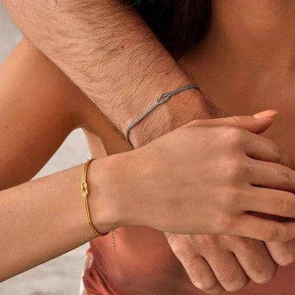 Bracciale con Nodo, Sottile, Minimalista, da Donna-Modaso