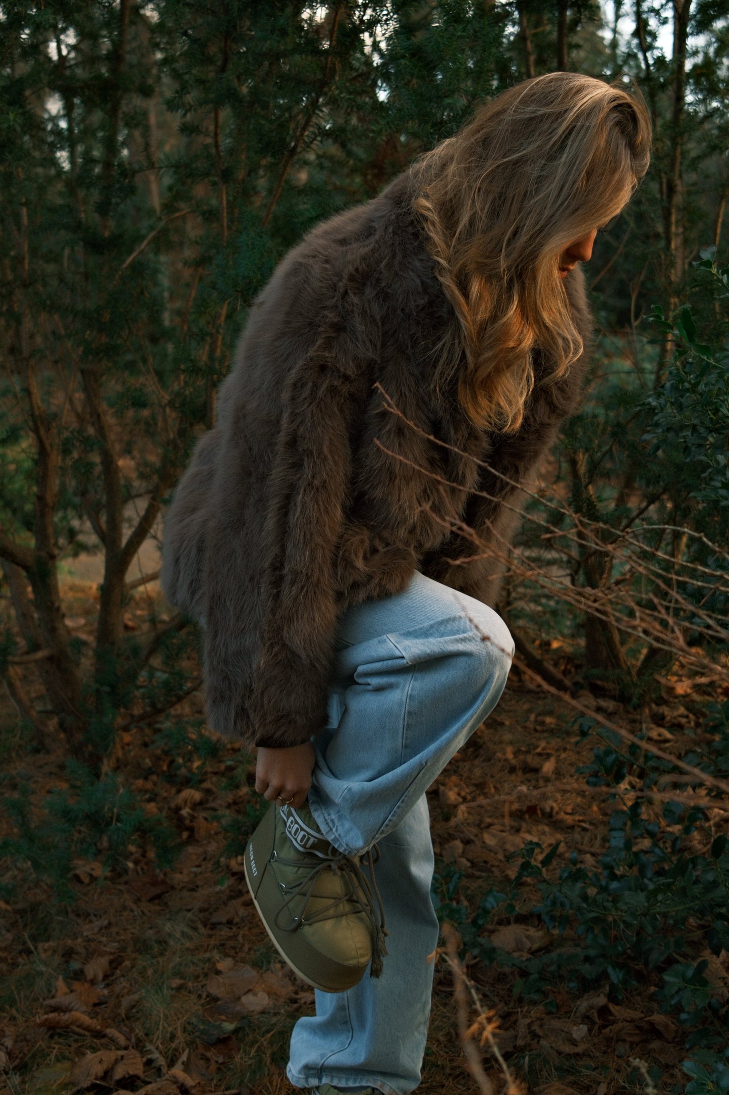 CAPPOTTO TEDDY DONNA IN FAUX FUR MARRONE-Modaso