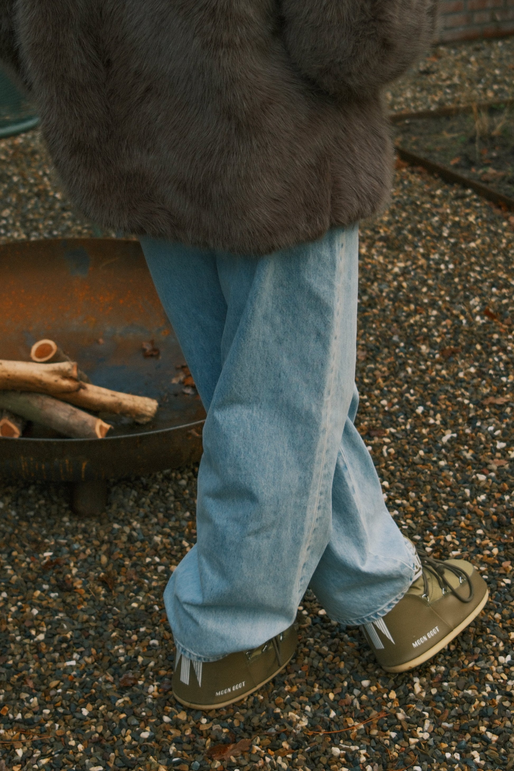 CAPPOTTO TEDDY DONNA IN FAUX FUR MARRONE-Modaso