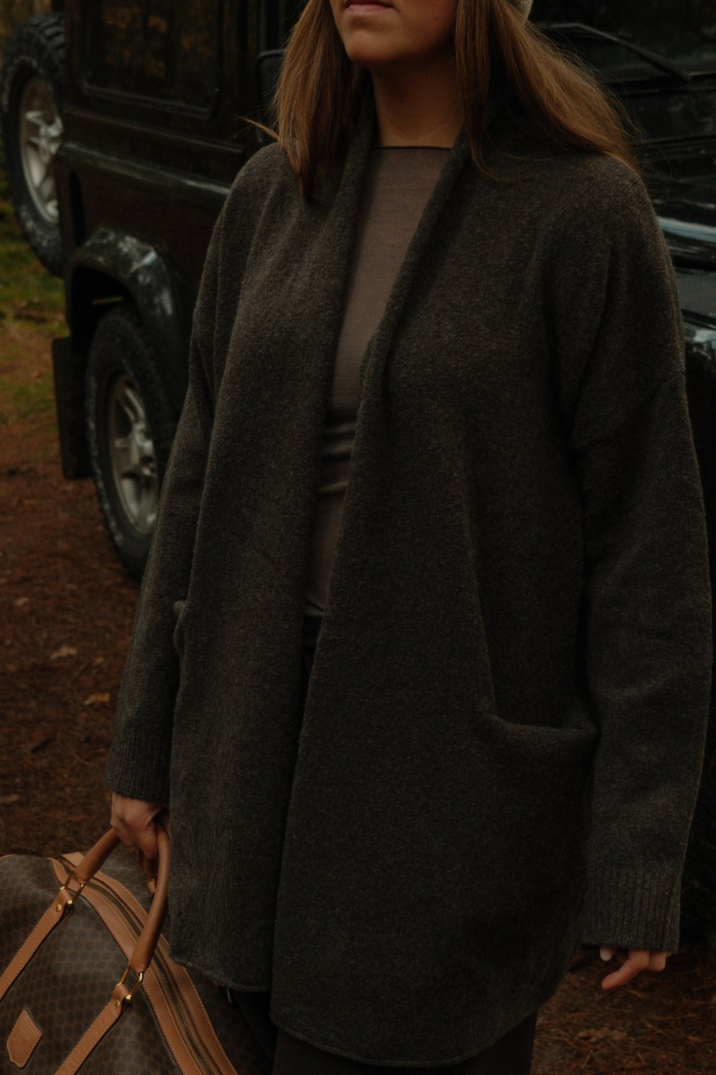 CARDIGAN DONNA COLOR GRIGIO-Modaso