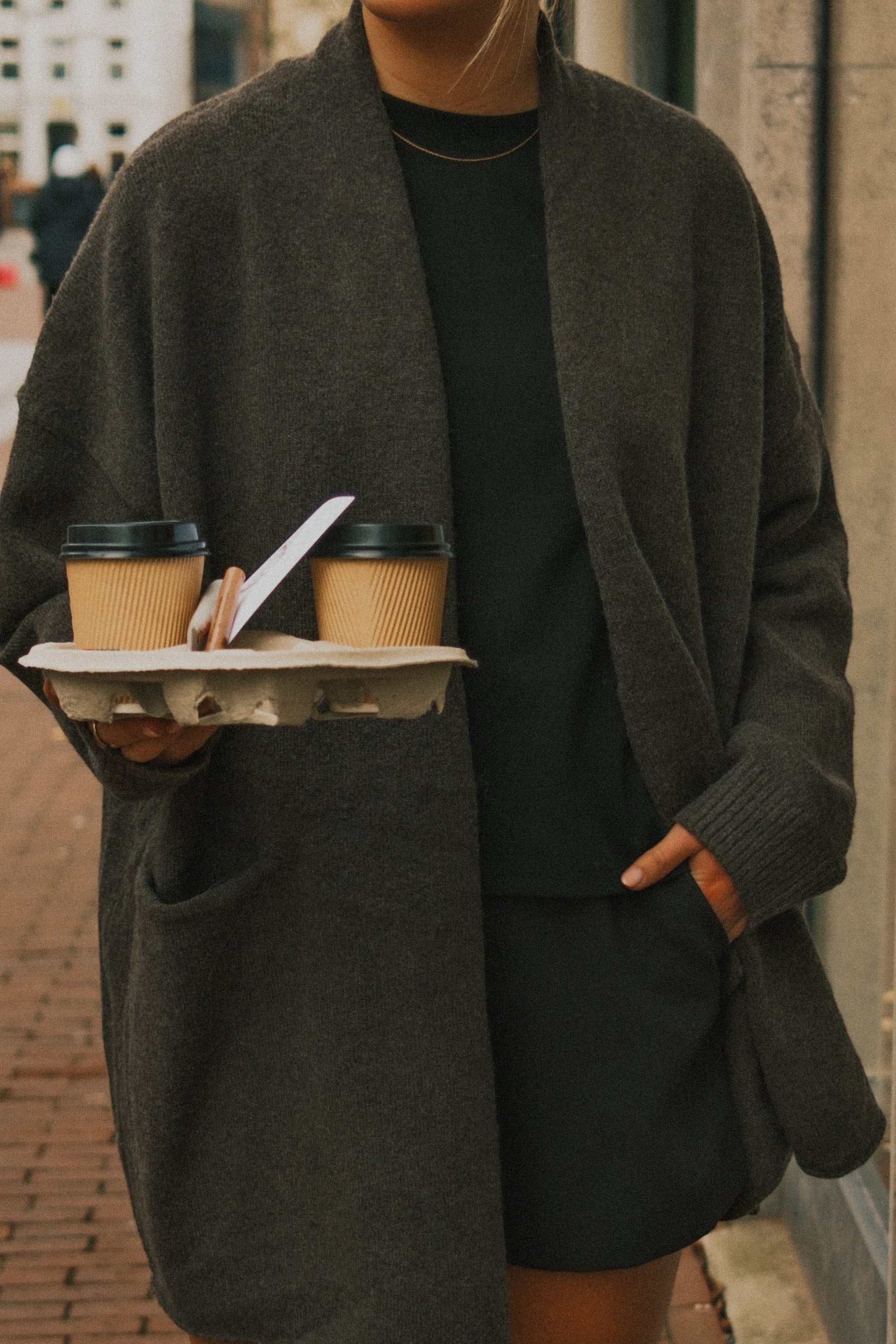 CARDIGAN DONNA COLOR GRIGIO-Modaso