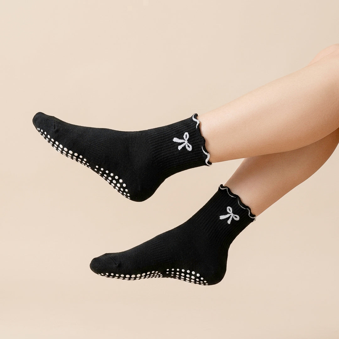 Calzini Antiscivolo Donna, Calzini Pilates 4 Paia-Modaso