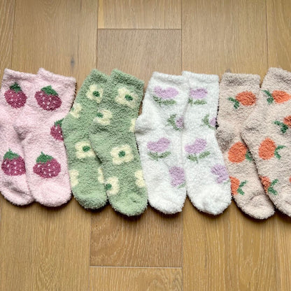 Calzini Soffici da Donna, Morbidi Calzini in Colori Pastello-Modaso