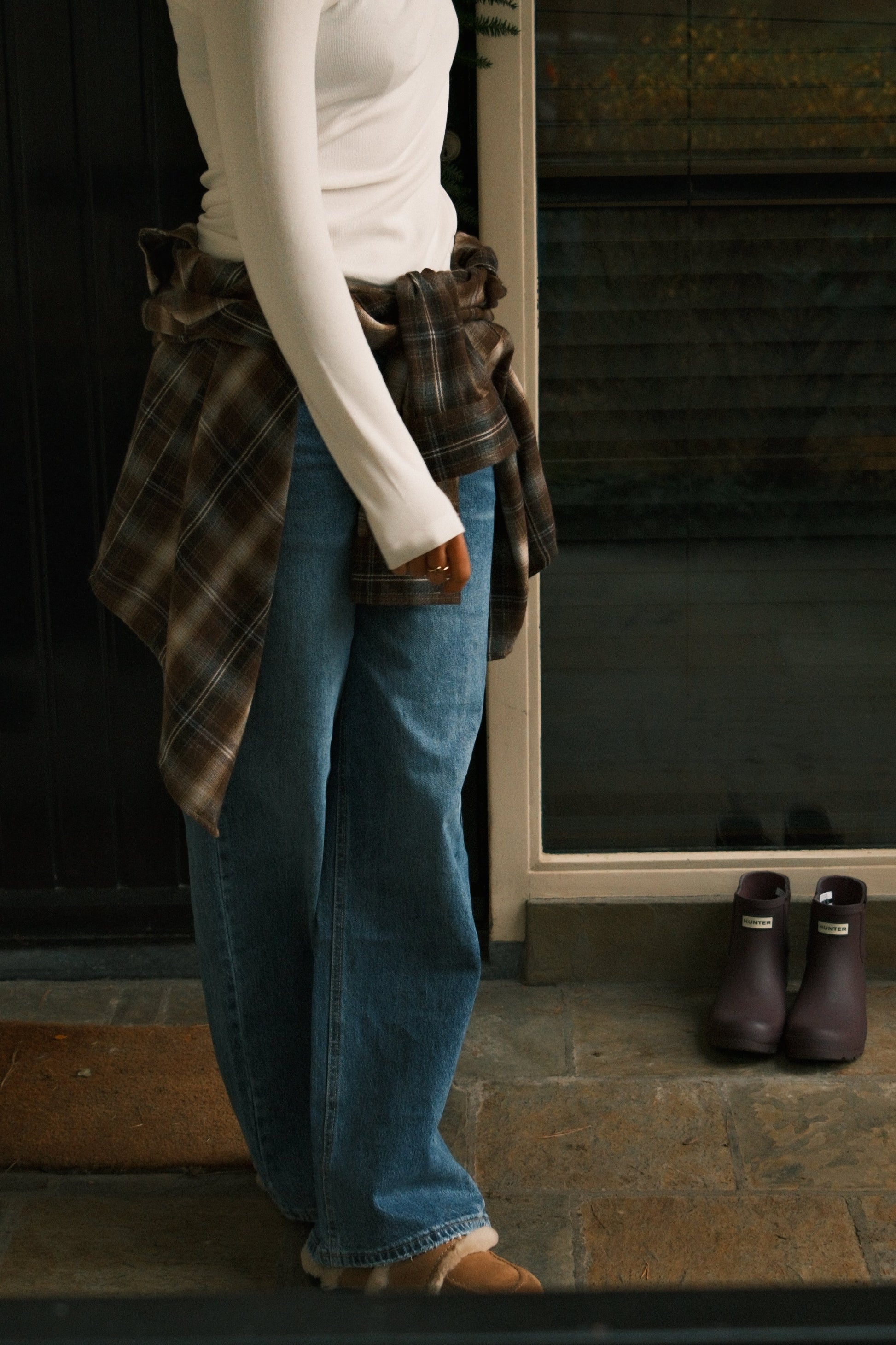 Camicia Quadri Marroni Donna – Blusa Casual a Quadri con Taglio Oversize-Modaso