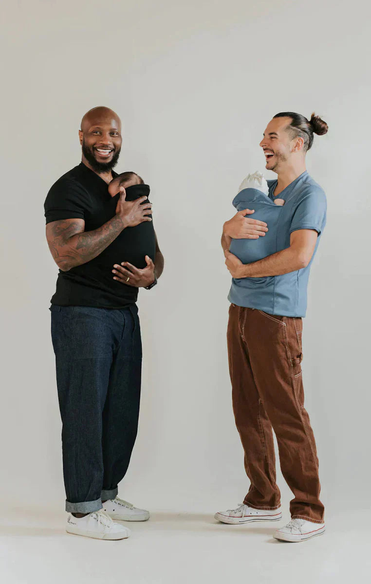 Camicia con Marsupio, Camicia Porta-Bebè a Canguro per Mamma e Papà-Modaso