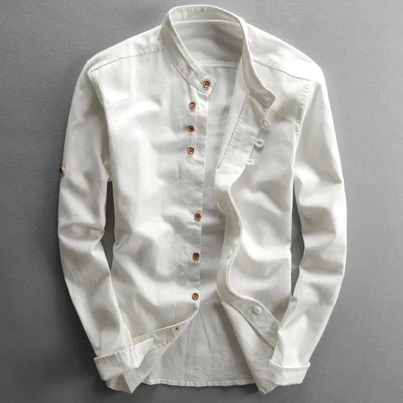Camicia giapponese “Katana” per uomo-Bianco-S-Modasso