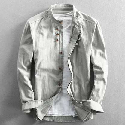 Camicia giapponese “Katana” per uomo-Grigio-S-Modasso