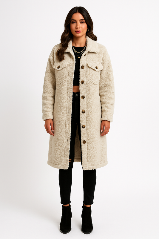 Cappotto lungo elegante da donna-Modasso
