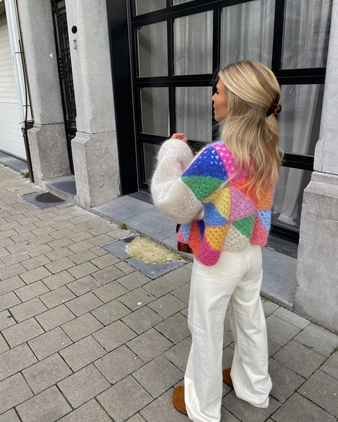 Chunky Cardigan, Lavorato a maglia, Senza bottoni, Cardigan oversize, Abbigliamento donna-Modaso