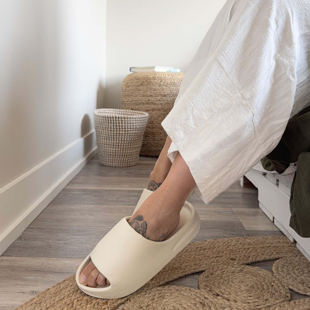 Ciabatte Slide in Gomma, Sandali Chunky da Donna-Modaso