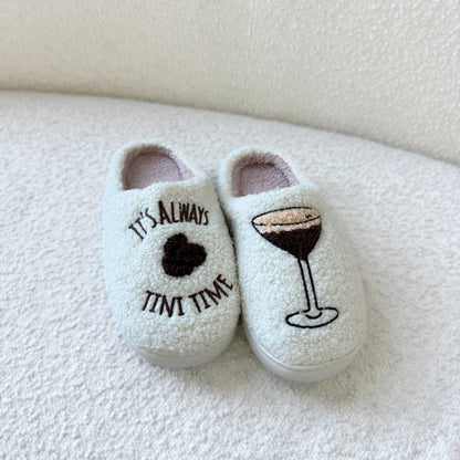 Ciabatte in Peluche Espresso Martini, Donna da Casa-36-37-Modaso