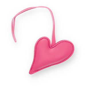 Ciondolo per Borsa a Cuore Rosa, Charm Donna, Portachiavi-Modaso