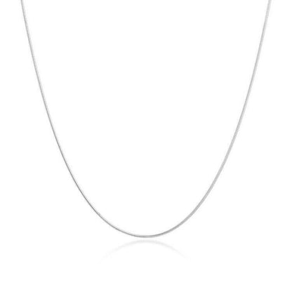 Collana a Catena Minimalista da Donna Oro e Argento-Argento-39cm-Modaso