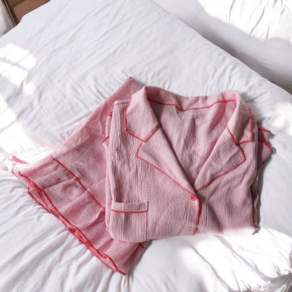 Completo Pigiama Rosa da Donna, Maniche Lunghe-Modaso