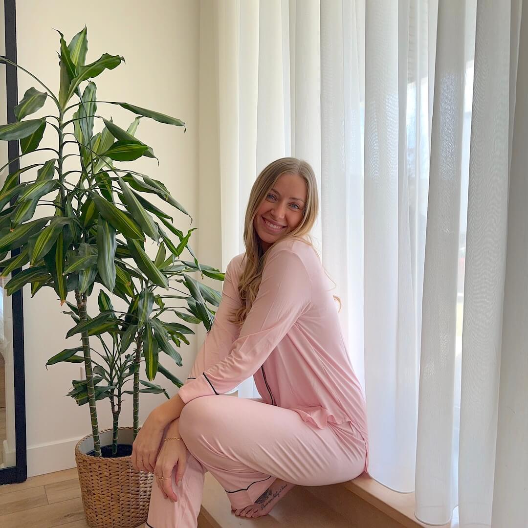Completo Pigiama a Maniche Lunghe da Donna-Modaso