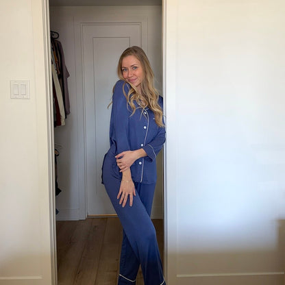 Completo Pigiama a Maniche Lunghe da Donna-Modaso