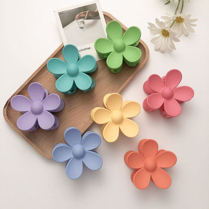 Fermaglio a Fiore per Capelli, Set da Donna-Pastelli Vivaci (7 pz)-Modaso