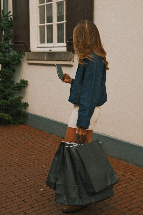 GIACCA IN DENIM DONNA – GIUBBOTTO JEANS CASUAL-Modaso