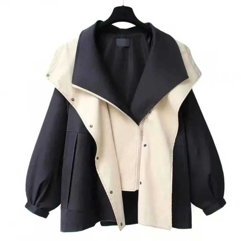 Giacca Primavera, Impermeabile, Cappuccio, Giacca Antipioggia, Giacca Donna-Modaso