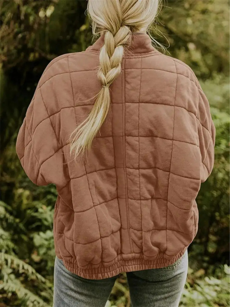 Helene Giacca di transizione, Giacca oversize imbottita per donne-Modaso